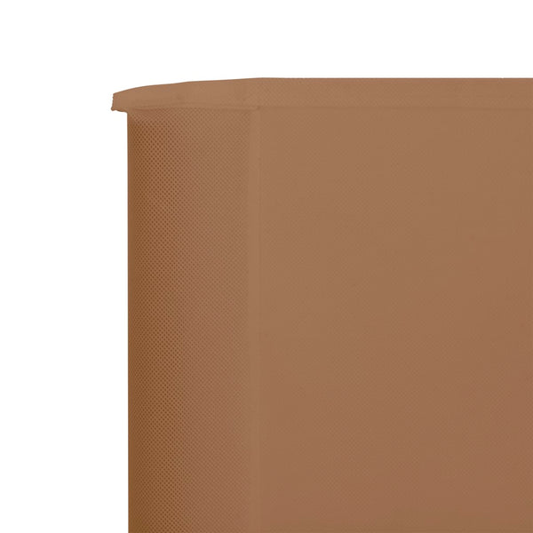 Braun-graues Sichtschutzgewebe Maebelle 400x160cm (mit 3 Paneelen)