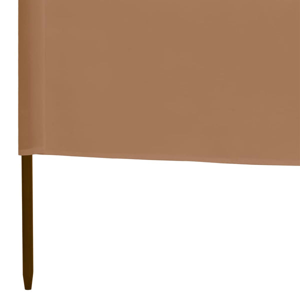 Braun-graues Sichtschutzgewebe Maebelle 400x160cm (mit 3 Paneelen)