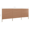 Braun-graues Sichtschutzgewebe Maebelle 400x160cm (mit 3 Paneelen)