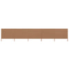 Windschutzplane Maebelle 600x120cm (mit 5 Paneelen), braun-grau