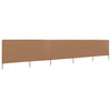 Windschutzplane Maebelle 600x120cm (mit 5 Paneelen), braun-grau