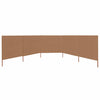 Windschutzplane Maebelle 600x120cm (mit 5 Paneelen), braun-grau