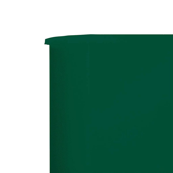 Grüner Windschutz mit 6 Paneelen Maebelle 800x120cm