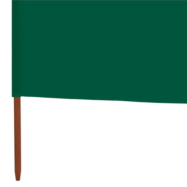 Grüner Windschutz mit 6 Paneelen Maebelle 800x120cm