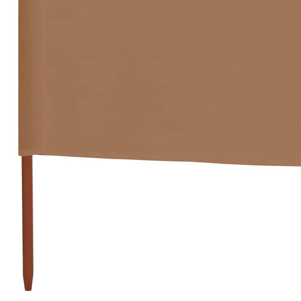 Windschutz für 6 Paneele Maebelle, braun-grau, 800x160cm