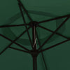 Grüner Sonnenschirm Andreeana 200x224cm (Aluminium)