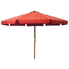 Sonnenschirm Holzgestell 330 cm Terrakotta