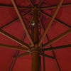 Sonnenschirm Holzgestell 330 cm Terrakotta