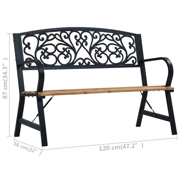 Gartenbank Magherescu 120cm (Holz)