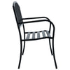 Schwarze Gartenbank Valeruta 125cm (Stahl)
