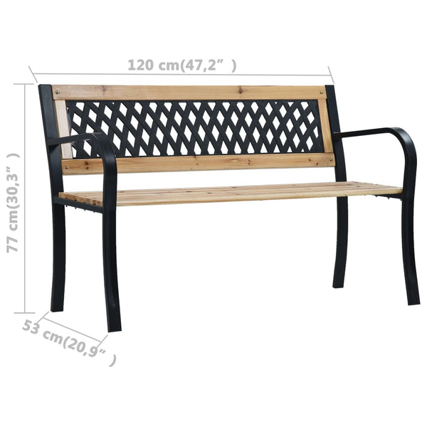 Gartenbank Grigori 120cm (Holz)