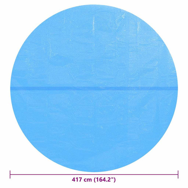 Blaue Poolabdeckung Jamila 417cm (Ø)