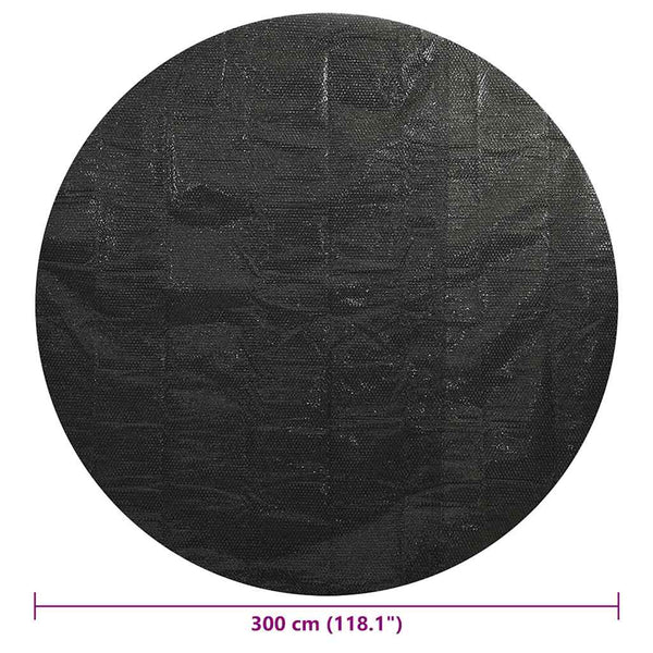 Schwarze Poolabdeckung Jamila 300cm (Fr)