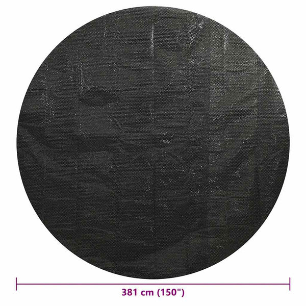 Schwarze Abdeckung für Aufstellpool Jamila 381 cm (B)