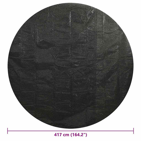 Schwarze Schwimmbadabdeckung Jamila 417cm (o.ä.)