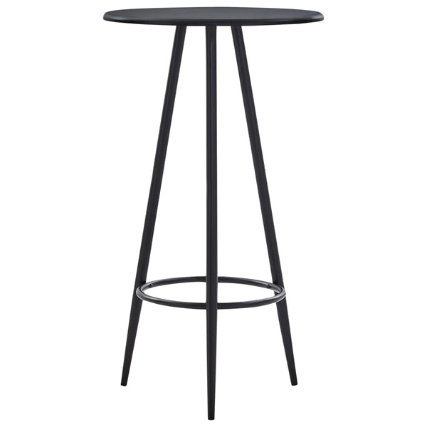 Schwarz Stehtisch Vergelica 60x107,5cm (MDF)
