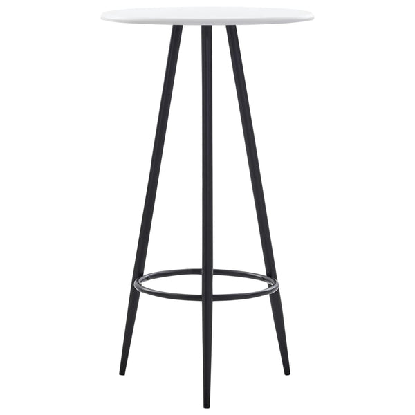 Weißer Bartisch Vergelica 60x107,5 cm (MDF)