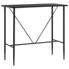 Schwarzer Stehtisch Melache 120x60x110cm (MDF)
