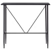 Schwarzer Stehtisch Melache 120x60x110cm (MDF)