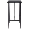 Schwarzer Stehtisch Melache 120x60x110cm (MDF)