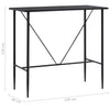 Schwarzer Stehtisch Melache 120x60x110cm (MDF)