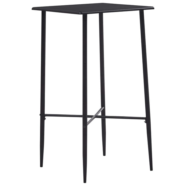 Schwarzer Stehtisch Maresu 60x60x111cm (MDF)
