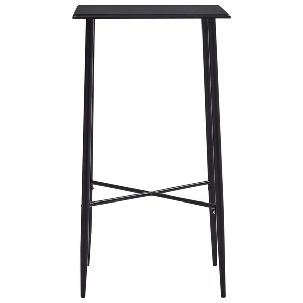 Schwarzer Stehtisch Maresu 60x60x111cm (MDF)
