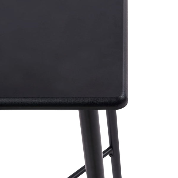 Schwarzer Stehtisch Maresu 60x60x111cm (MDF)