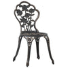 Axsinia Bistro-Stühle aus Bronze, 2er-Set (Aluguss)