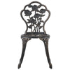Axsinia Bistro-Stühle aus Bronze, 2er-Set (Aluguss)