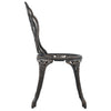 Axsinia Bistro-Stühle aus Bronze, 2er-Set (Aluguss)