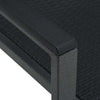 Schwarze Gartenstühle Yasin 4 Stk. (Kunststoff-Rattan-Stil)