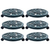 Pflanzenroller Ivana grün 38cm (6er-Set Kunststoff)