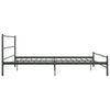 Graues Bettgestell Harrold 200x200cm (Metall)
