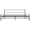 Schwarzes Bettgestell Harrold 180x200cm (Metall)