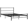 Schwarzes Bettgestell Harrold 120x200cm (Metall)