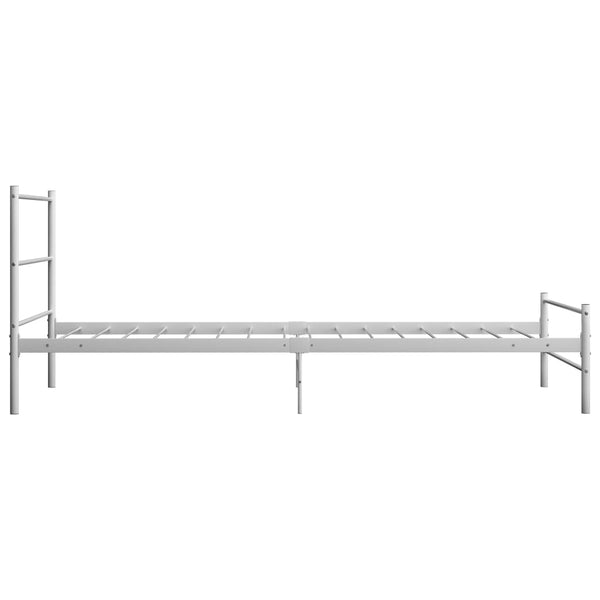 Weißes Bettgestell Harrold 90x200cm (Metall)