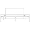 Weißes Bettgestell Harrold 120x200cm (Metall)
