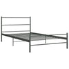 Graues Bettgestell Gatia 90x200cm (Metall)