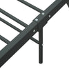 Graues Bettgestell Gatia 90x200cm (Metall)