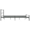 Grauer Bettrahmen Gatian 140x200cm (Metall)