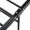 Schwarzes Bettgestell Gatian 90x200cm (Metall)