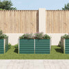Grünes erhöhtes Gartenbeet Iura 160x80x77cm (verzinkter Stahl)