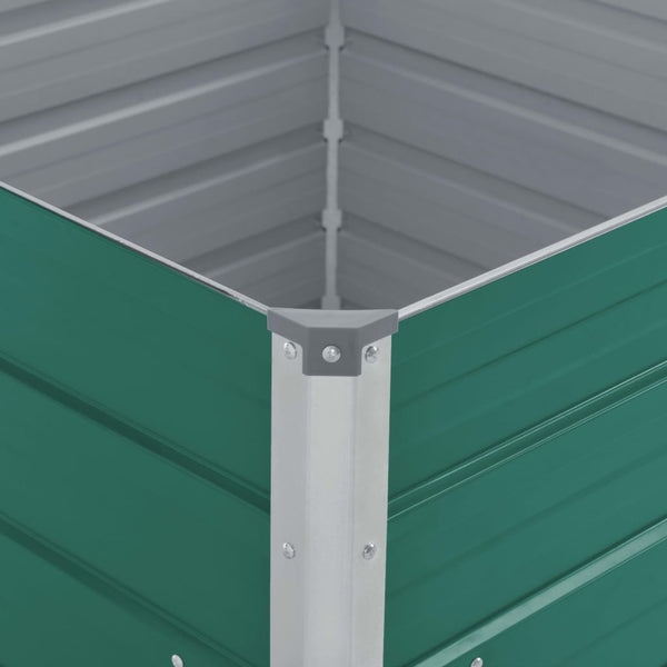 Grünes Hochbeet Casandra 100x100x77cm (verzinkter Stahl)