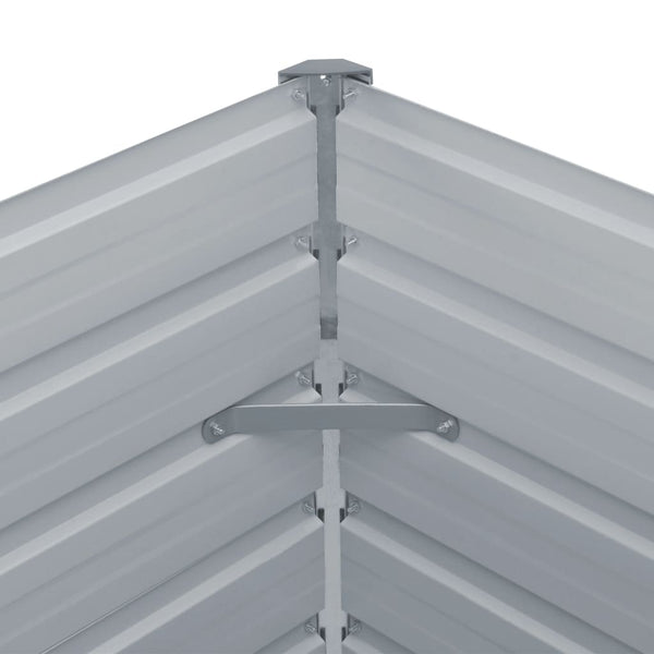 Grünes Hochbeet Casandra 100x100x77cm (verzinkter Stahl)