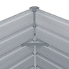 Graues Hochbeet Inabela 100x100x45cm (verzinkter Stahl)