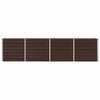 Braunes Hochbeet Evike 320x40x77cm (verzinkt)