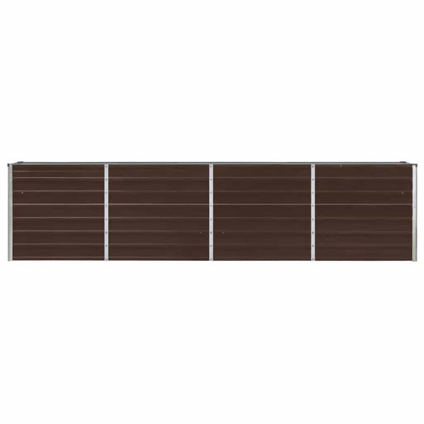 Braunes Hochbeet Evike 320x40x77cm (verzinkt)