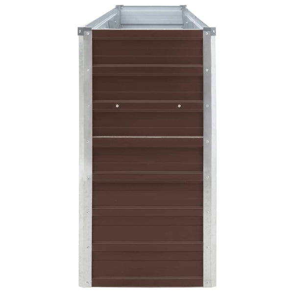 Braunes Hochbeet Evike 320x40x77cm (verzinkt)