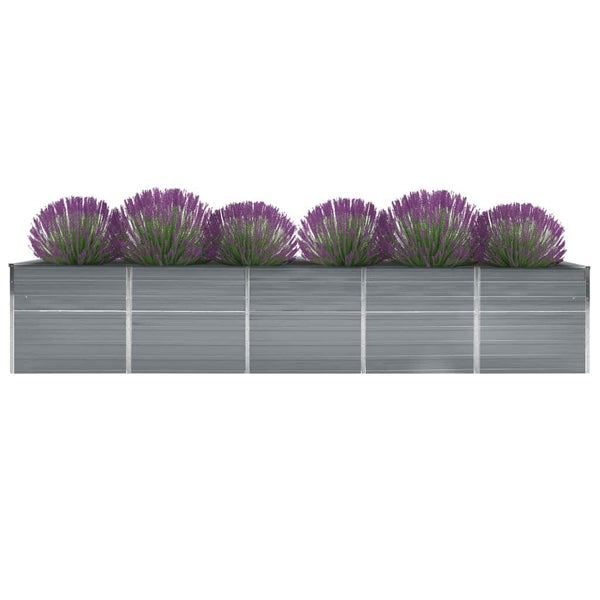 Hareclia Hochbeet 400x80x77cm (verzinkter Stahl)